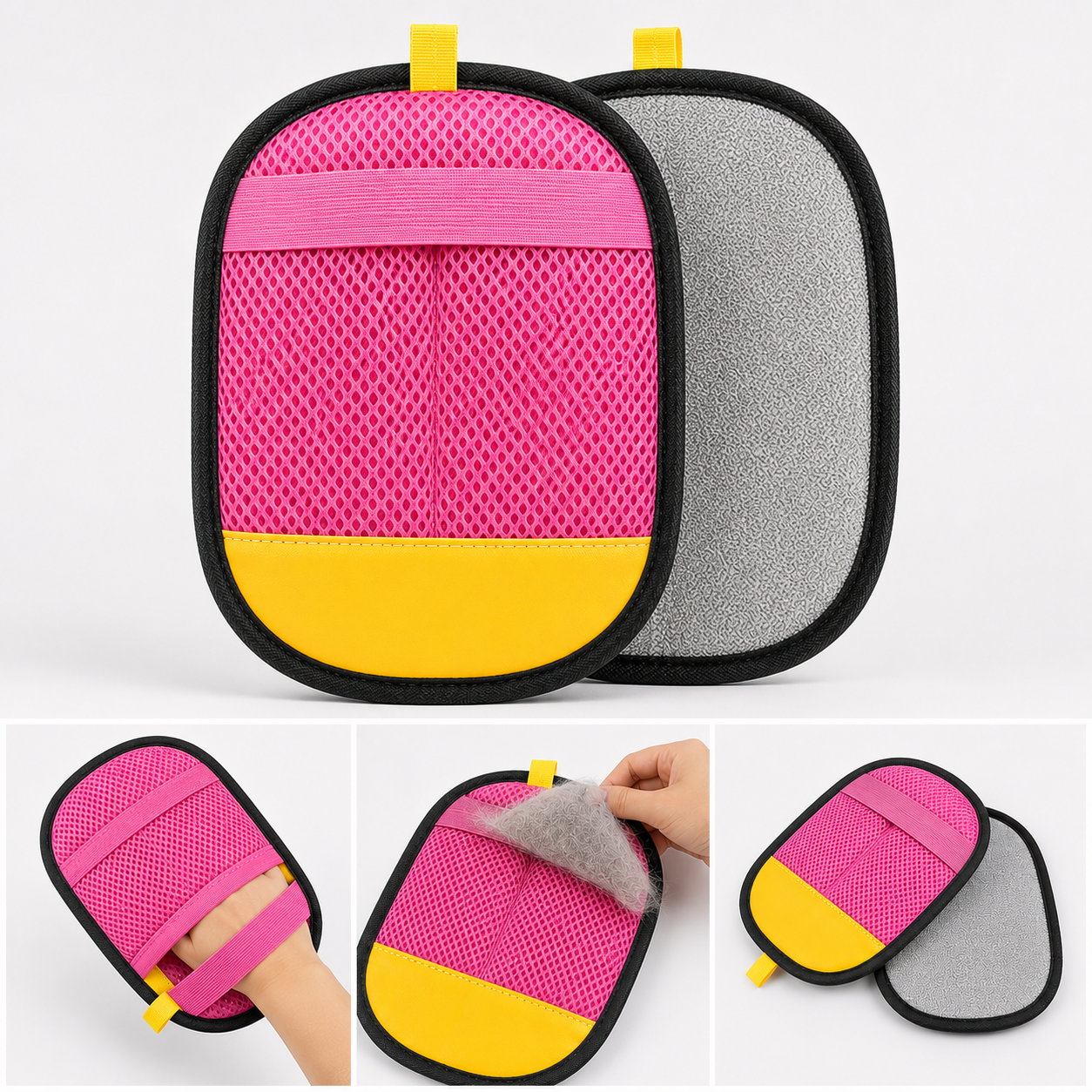 Five-Finger Electrostatic Pet Hair Removal Glove