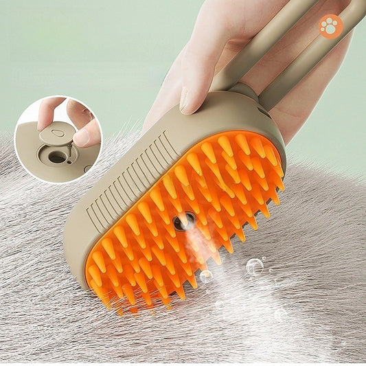Pet Hair Removal Spray Massage Grooming Brush
