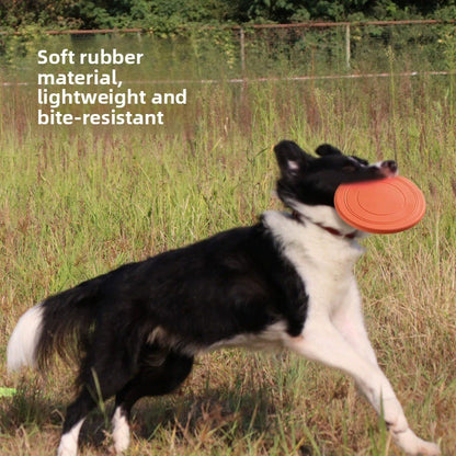 Soft Silicone Pet Frisbee Dog Toy