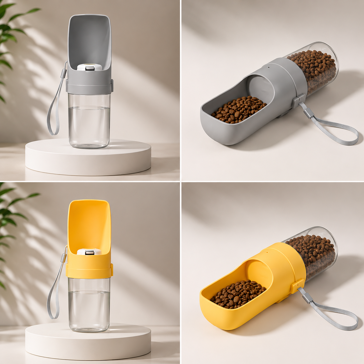 Portable Pet Water and Food Feeder
