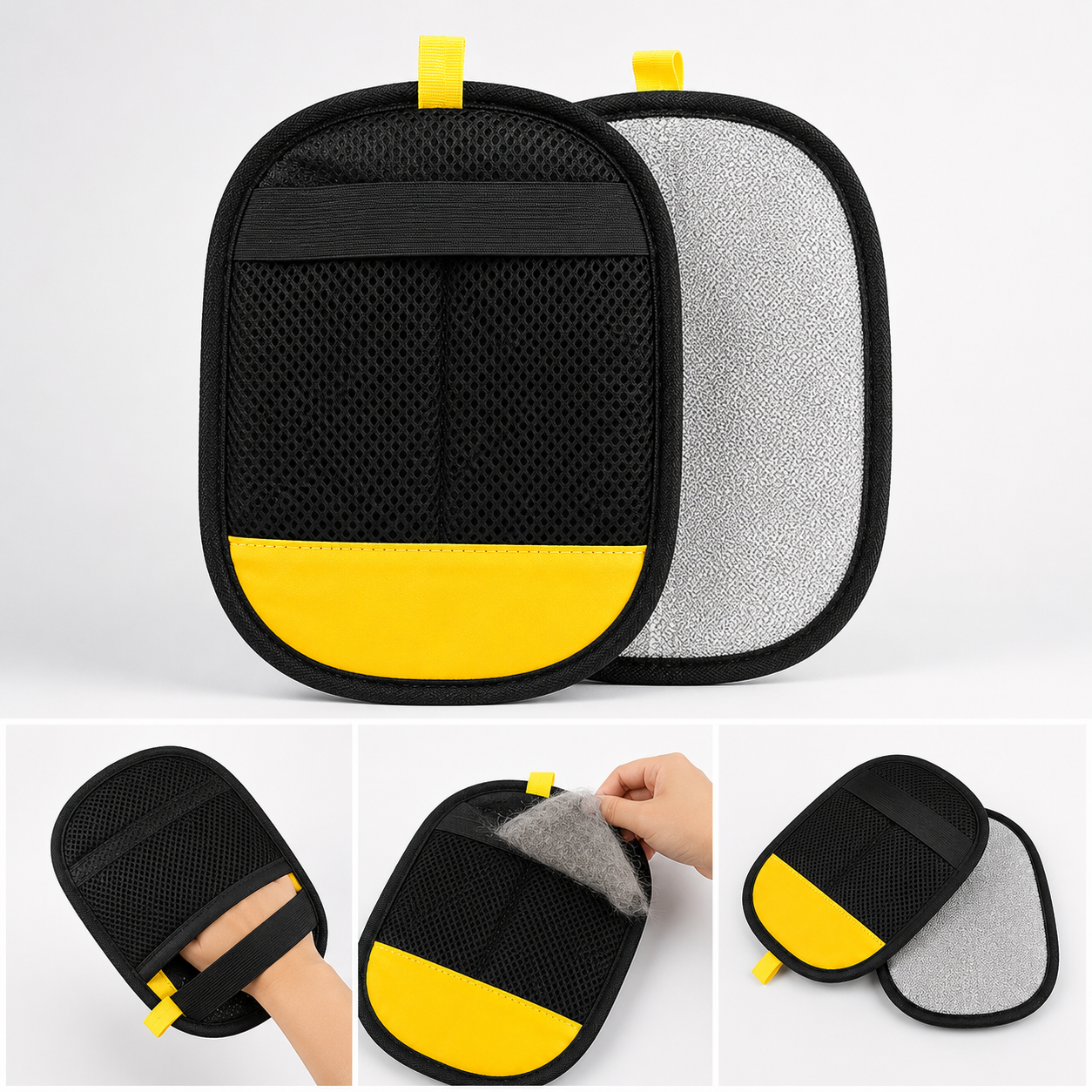 Five-Finger Electrostatic Pet Hair Removal Glove