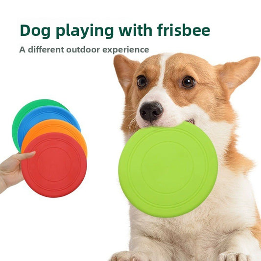 Soft Silicone Pet Frisbee Dog Toy