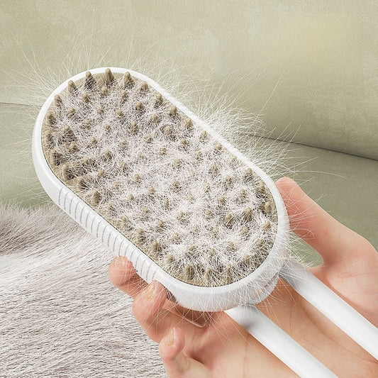 Pet Hair Removal Spray Massage Grooming Brush