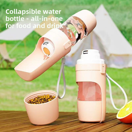 Portable Pet Water and Food Feeder