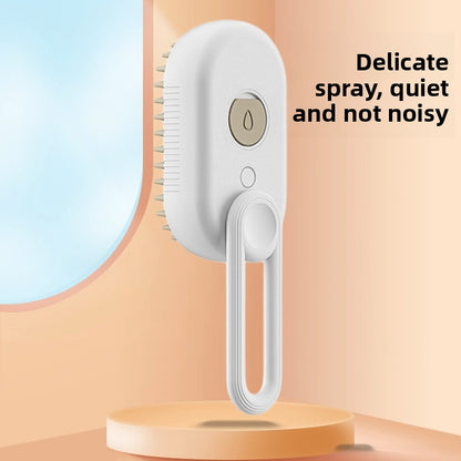 Pet Hair Removal Spray Massage Grooming Brush